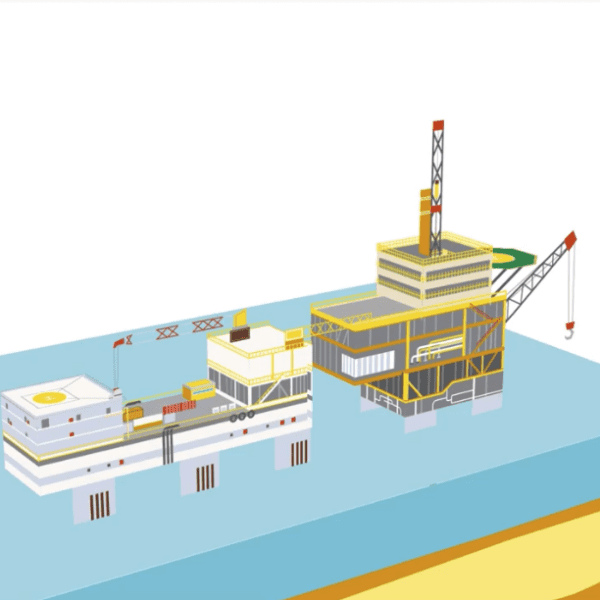 Animation for Snake Wells Brunei Shell Petroleum (BSP)