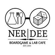 Nerdee Boardgame & Lab Cafe Logo