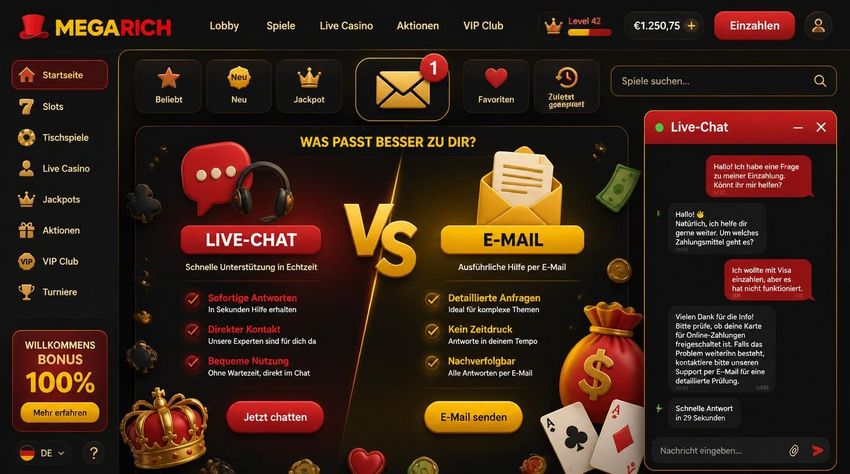 Valutazione del sito MegaRich Casino: incentivi e metodi di prelievo